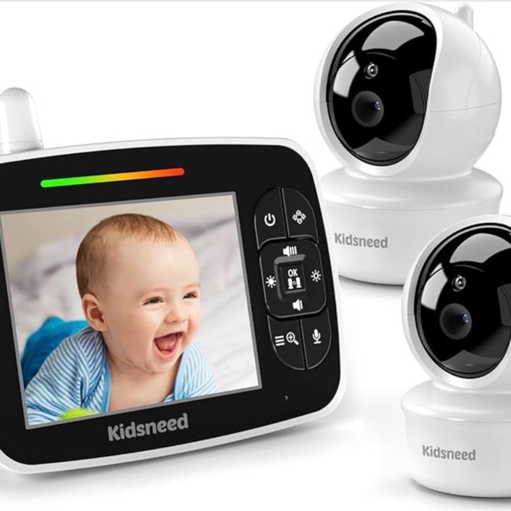 Baby Monitor with Camera - Black and White